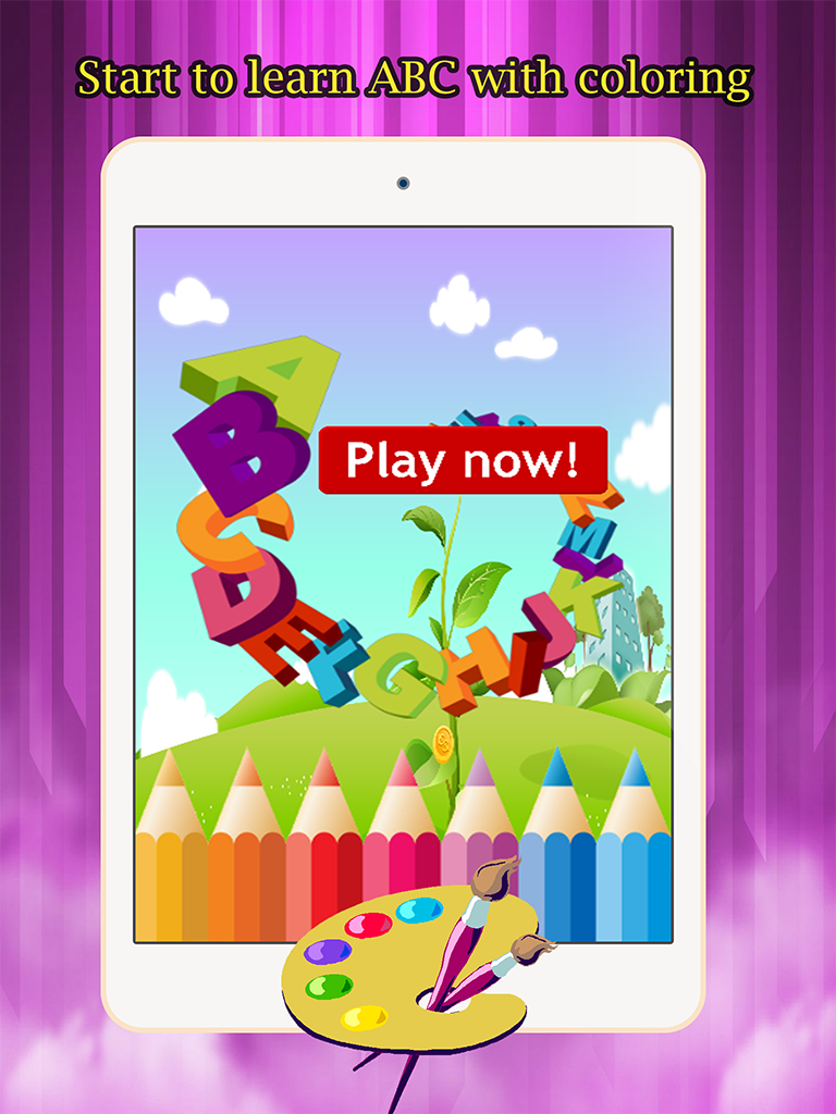 ABC Coloring Book for kids age 1-6 :Cute alphabets screenshot 5