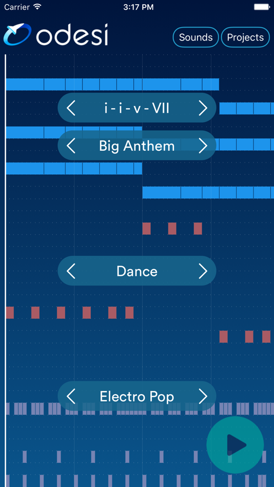 Odesi Chords - Create Rhythms, Basslines, Chord Progressions - 1.1.2 - (iOS)