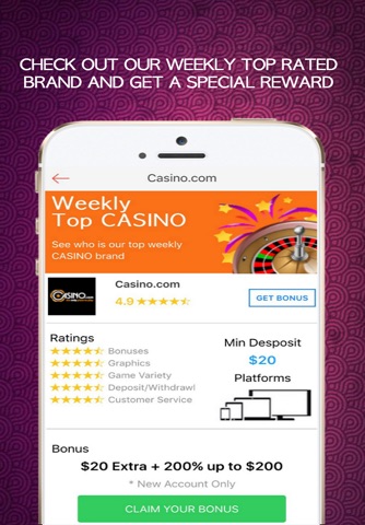 Online Casino Offers From Top Mobile Casino Brands screenshot 4