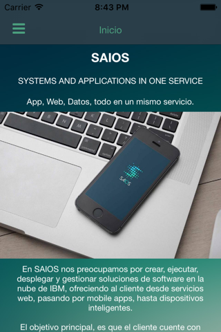 SAIOS screenshot 2