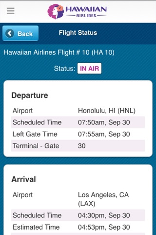 Hawaiian Airlines screenshot 4