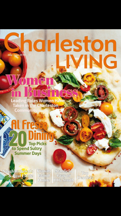 Charleston Living Magazine iPhone screenshot 1 - Lifestyle app
