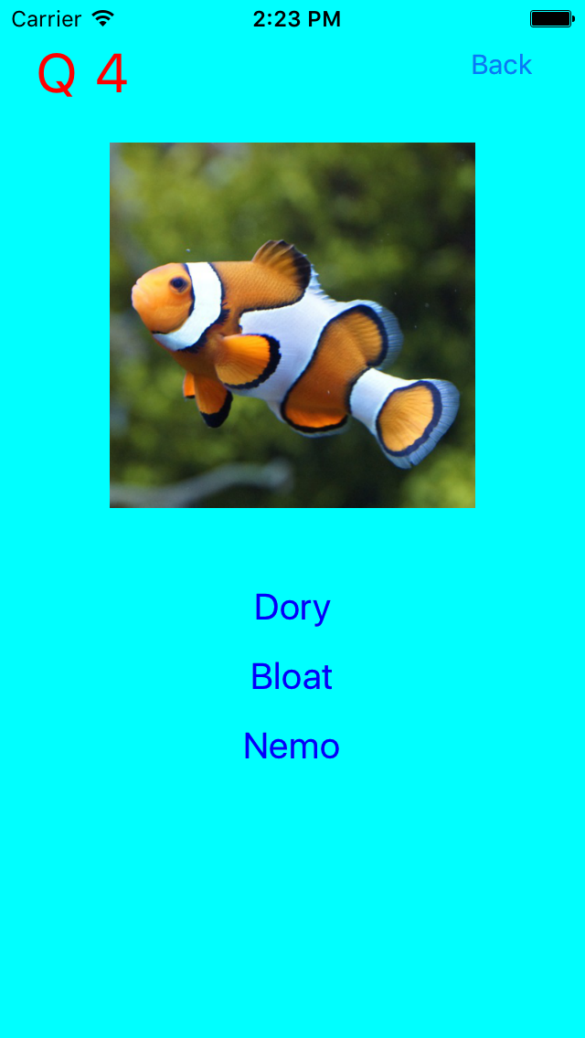 Screenshot #1 pour Who Is This ? for Nemo & Dory