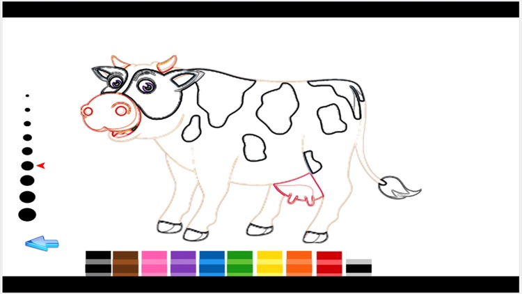 kids Farm Animals - Coloring A Farm Animal Learning Book for Kids