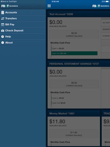FB&T Business Mobile for iPad screenshot 3