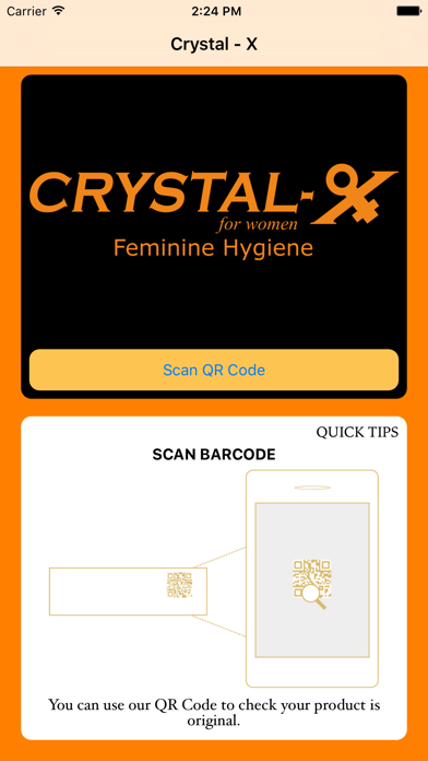 Screenshot #1 pour Crystal-X Scanner