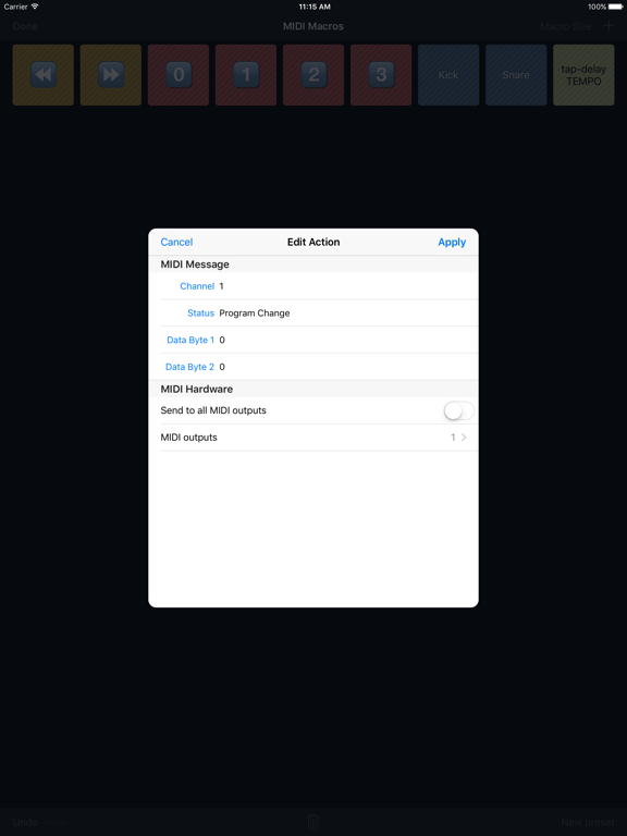 Screenshot #4 for MIDI Macros