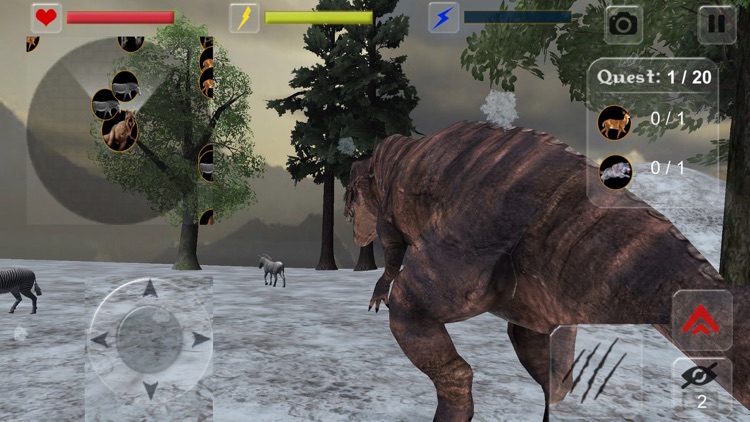 Hungry Dinosaur Forest Wild simulator screenshot-3