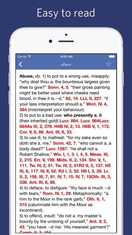 Shakespeare Lexicon and Quotation Dictionary screenshot-3