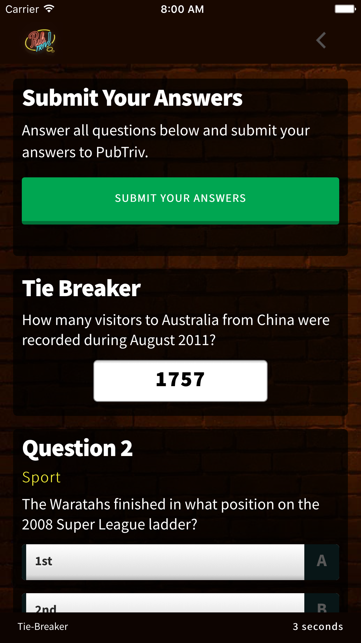 PubTriv screenshot 3