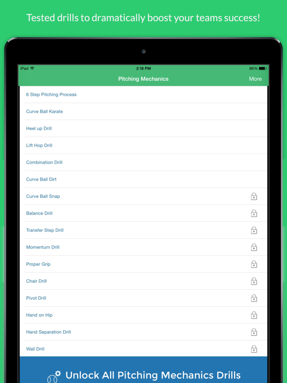Screenshot #6 pour Baseball Pitching Drills & Mechanics