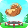 Backflip Trampoline Kong Madness: Hop Hop Hop Donkey Man Jump