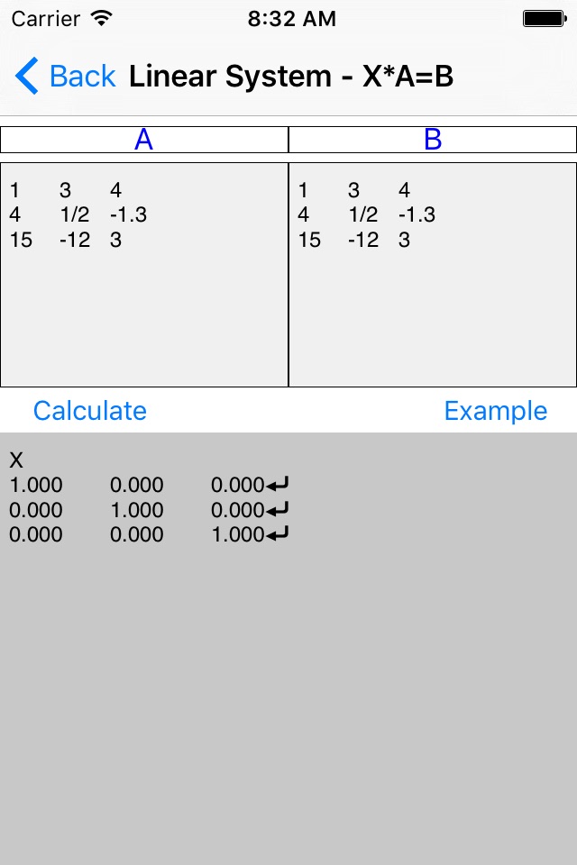 Matrix Calculators - Linear Algebra Toolkit screenshot 3