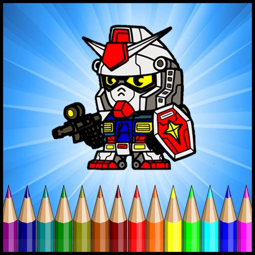 Coloring RoBot Games For Painting Skill iOS App