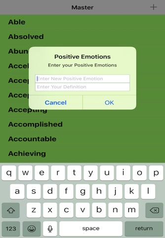 Positive Emotions List screenshot 2