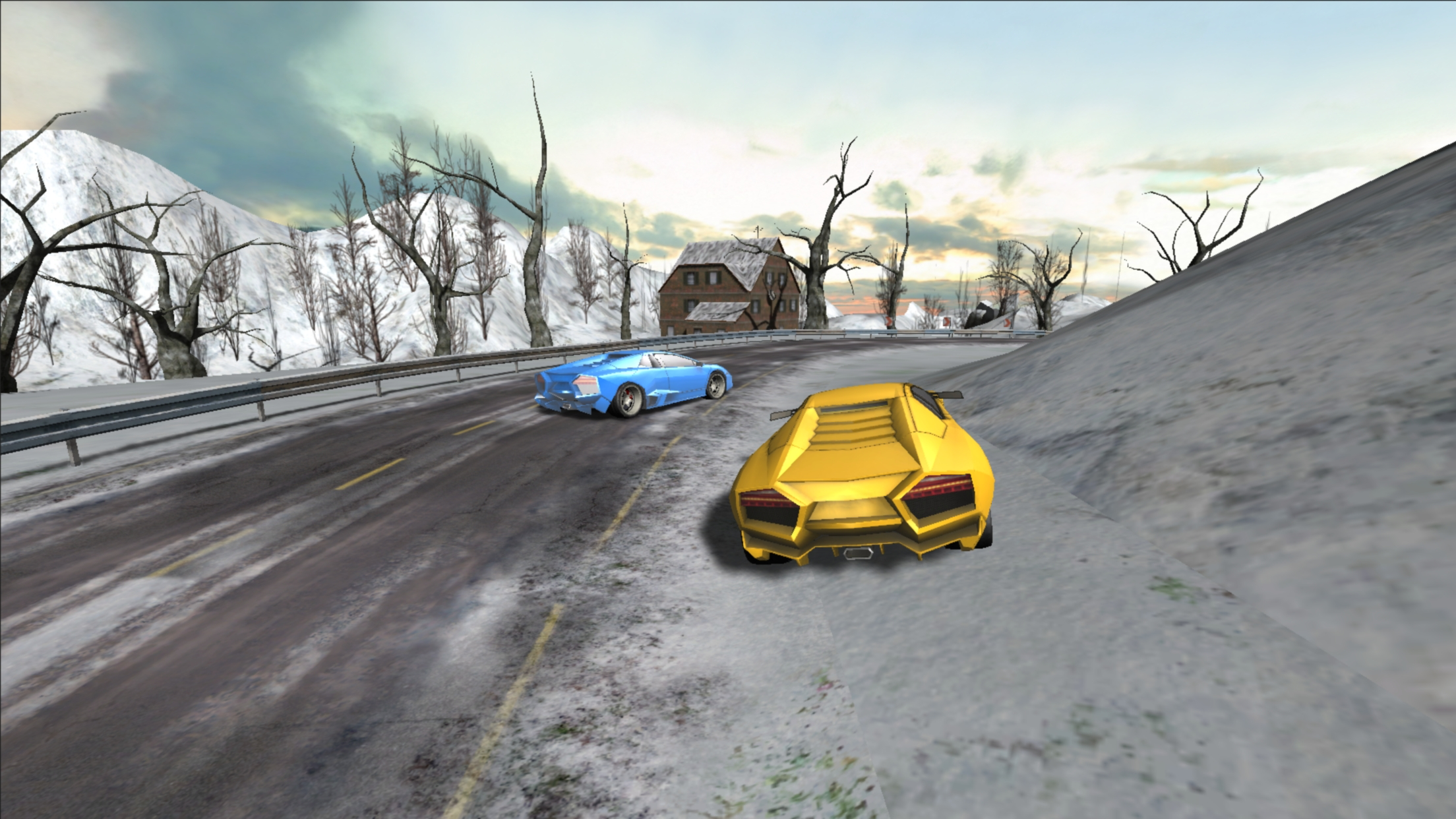 Car Racing Winter screenshot 3
