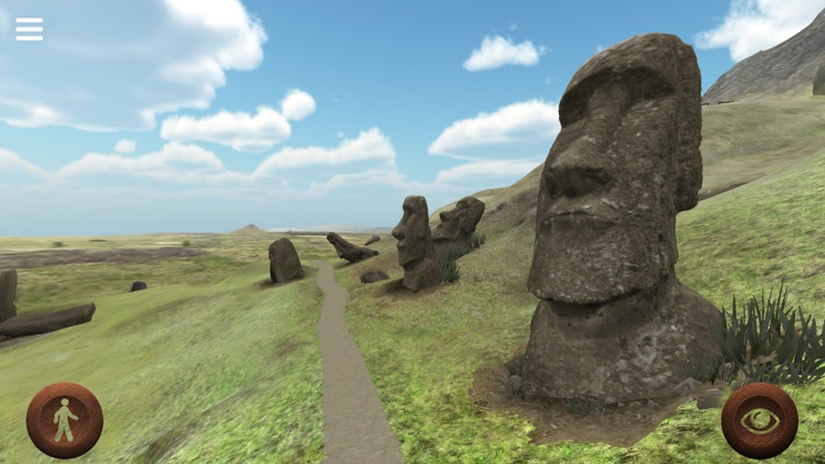 Rapanui 3D: outside Rano Raraku crater in Easter Island to explore the Moais