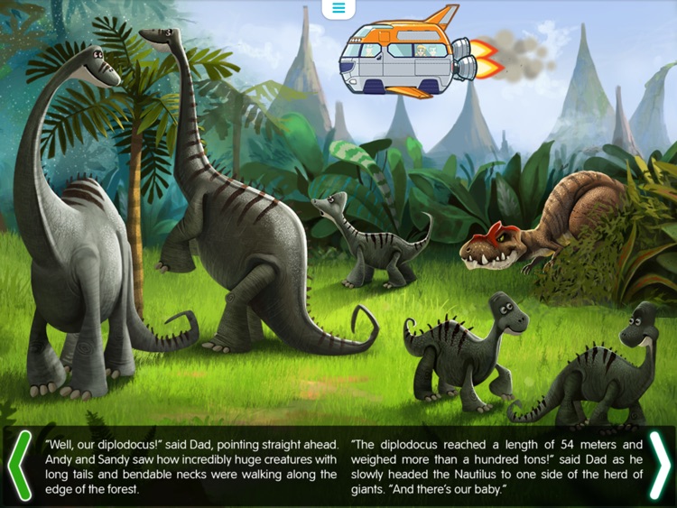 Planet of Dinosaurs. Interactive journey in the Jurrassic era.