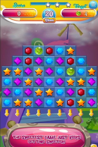 Princess Candy Diary - The Romantic Match Puzzle Story HD screenshot 2