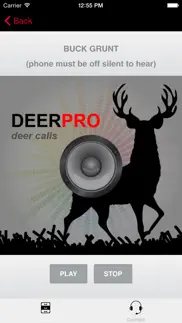 whitetail hunting calls-deer buck grunt -buck call - ad free - bluetooth compatible iphone screenshot 1