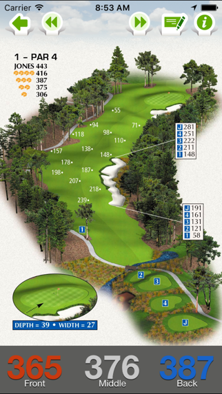 Poppy Hills iPhone screenshot 2 - Sports app
