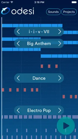 Game screenshot Odesi Chords - Create Rhythms, Basslines, Chord Progressions mod apk