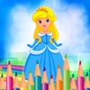 World Coloring Page Princess Game for Girls