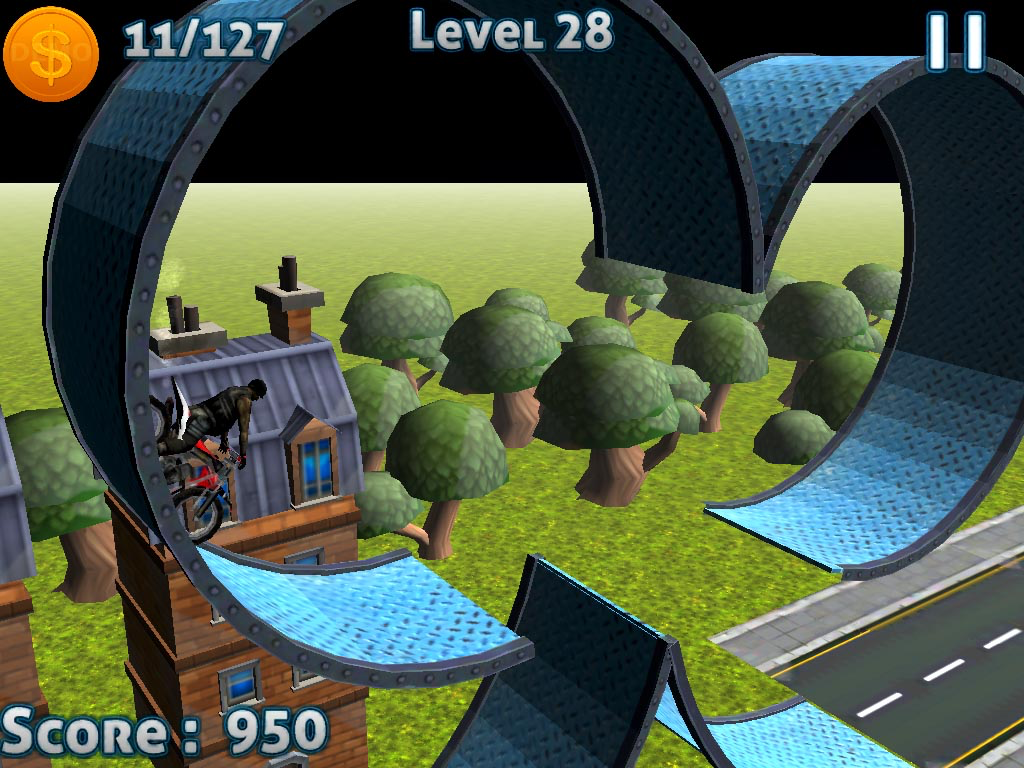 Bike Stunts Challenge 3D Game 2016-Stunts And Collect Coins screenshot 6