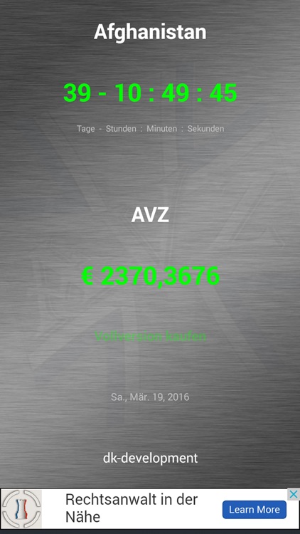 Bundeswehr AvZ Rechner