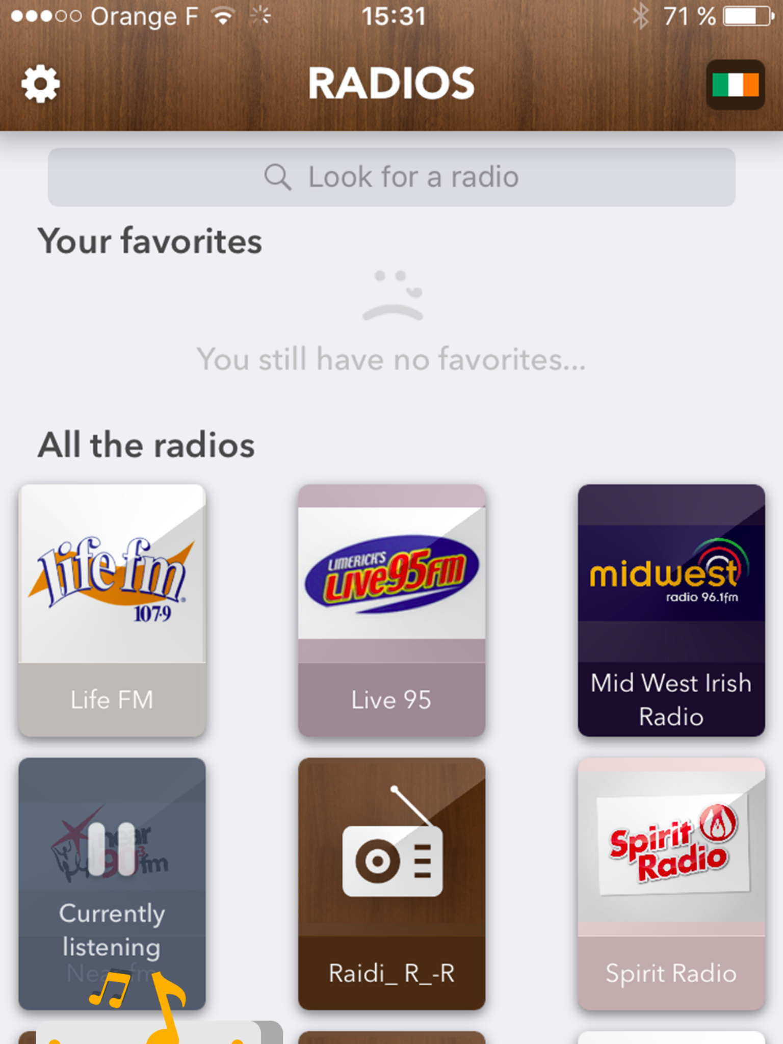 Irish Radio Éireann access all Radios Ireland screenshot 6