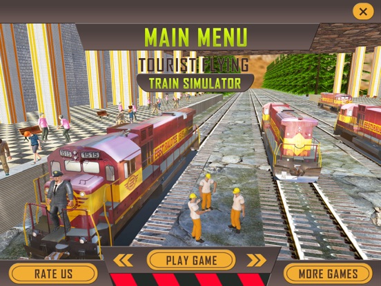 Screenshot #5 pour Tourist Flying Train Simulator