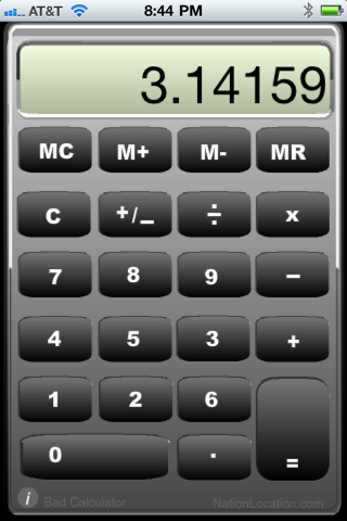 The Bad Calculator screenshot 2