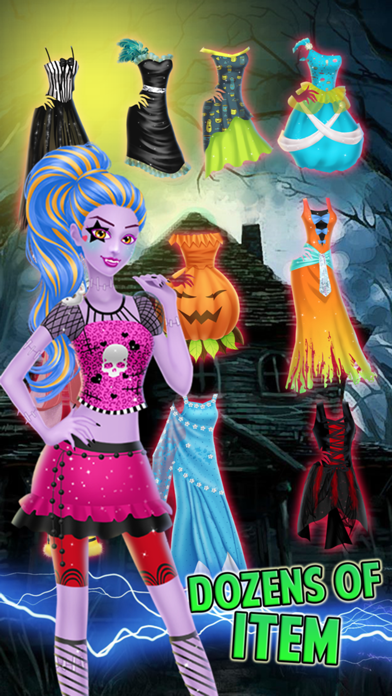 Screenshot #1 pour Monstre Girl Dress Up Party Makeover Salon Maquill