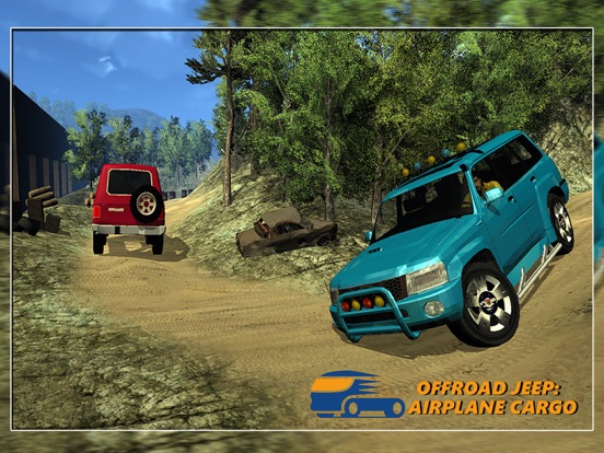 offroad jeep: vliegtuig lading iPad app afbeelding 1
