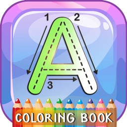 ABC Alphabets Tracer Coloring Book: Preschool Kids Easy Learn To Write ABCs Letters!