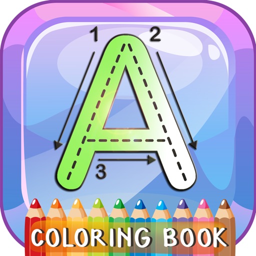 ABC Alphabets Tracer Coloring Book: Preschool Kids Easy Learn To Write ABCs Letters! icon