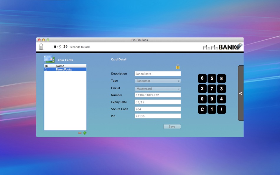 #1. PinPinBank (macOS) 由: Domenico Costa