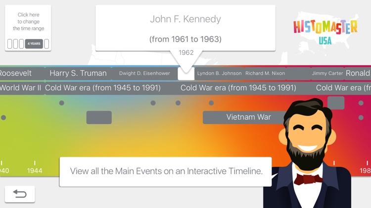 HistoMaster US: Learning History of USA is Fun with this app - Game to play with United States of America Quiz