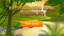 Game screenshot Free Kids Coloring Book - Paint Cute Dinosaurs mod apk