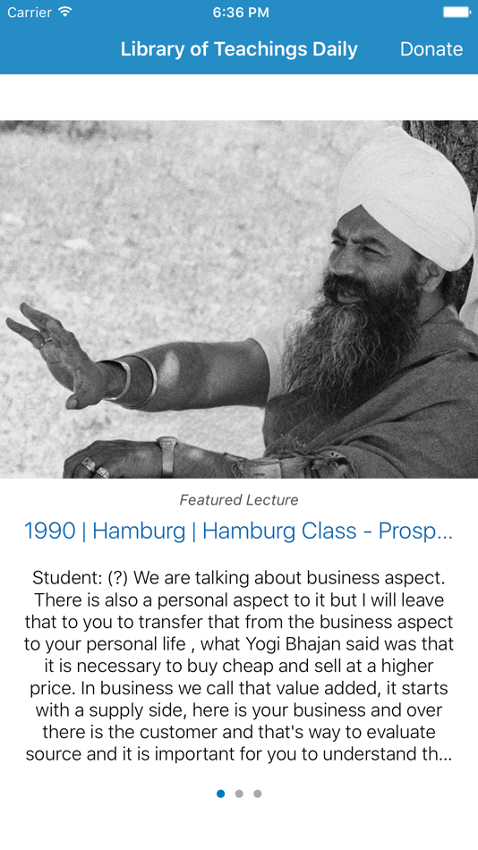 #1. Library of Teachings Daily (iOS) 게시자: Kundalini Research Institute