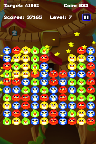 Bird Crush Puzzle Splash: free bubble jelly birds match 3 games screenshot 4