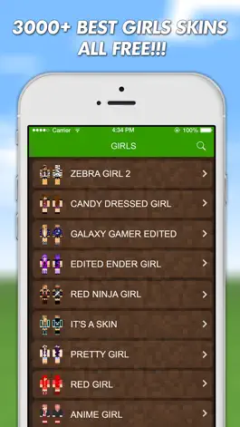 Game screenshot Girls Skins For Minecraft PE (Pocket Edition) & Minecraft PC mod apk