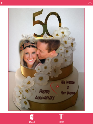 Screenshot #5 pour Name and Photo on Anniversary Cake