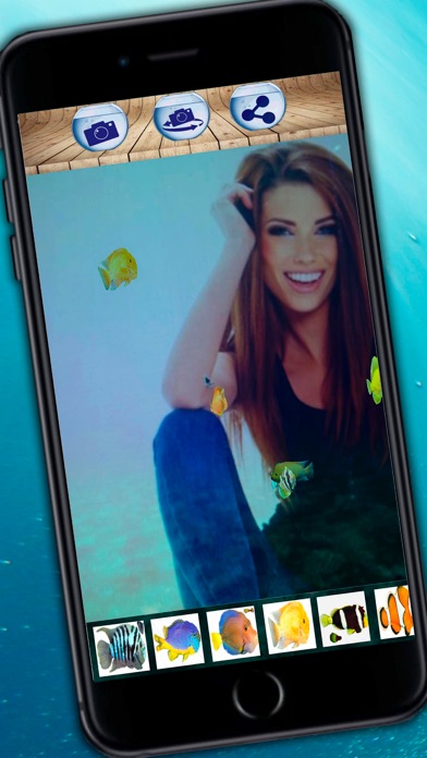 Screenshot 3 of 3D animated aquarium - moving fish tank and live wallpaper App