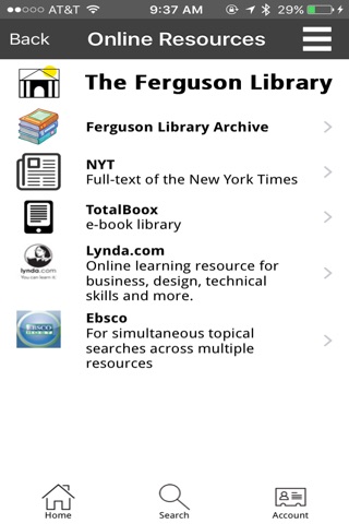 Ferguson Library screenshot 4