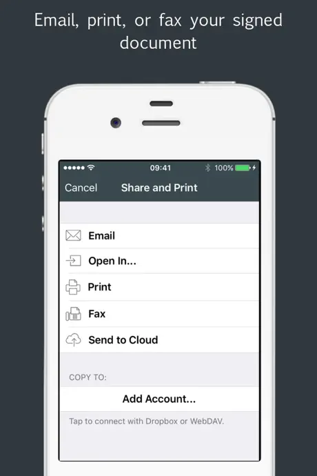 Sign by JotNot - fill and sign PDF form or sign PDF document