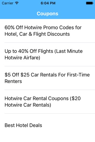 Coupons for Hotwire App screenshot 2