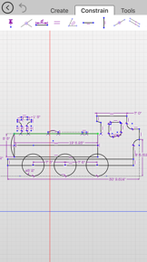 Updraw - create 2D CAD drawings with dimensions screenshot