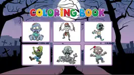 Game screenshot Zombie Coloring Book - Painting Game for Kids apk