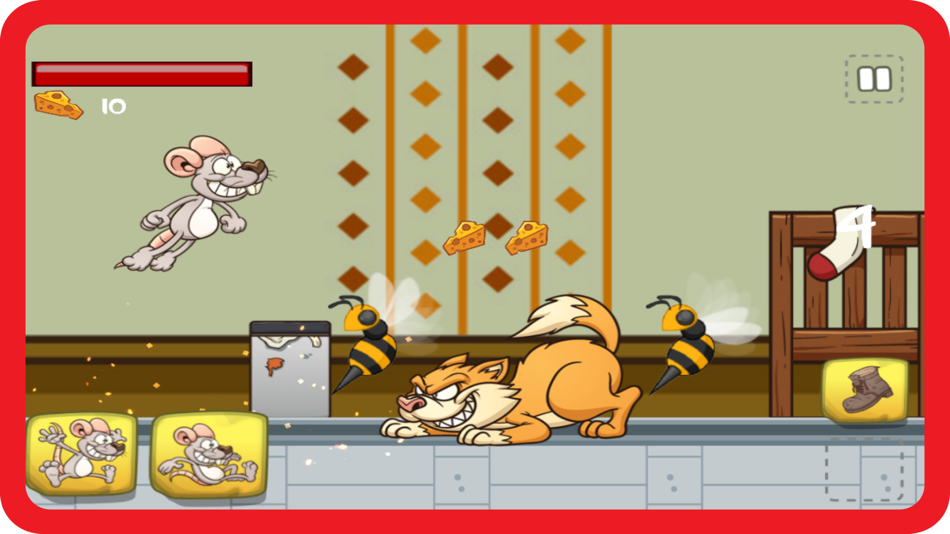 #2. Jerry Mouse & Cat Adventure Game (iOS) 由: Anchalee Pradissook